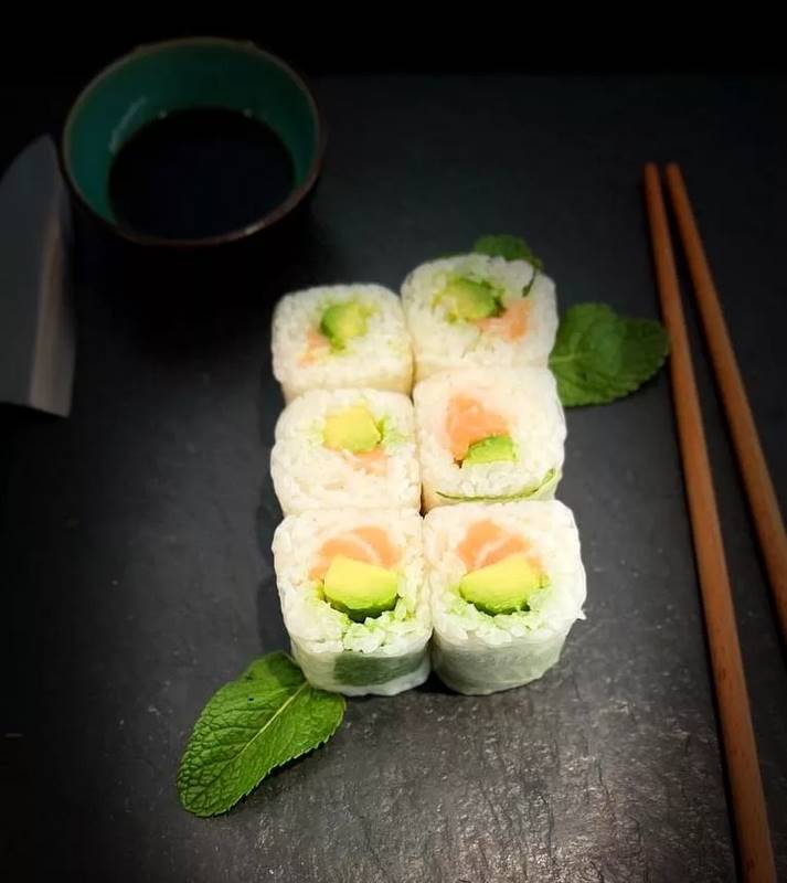 Spring roll saumon avocat