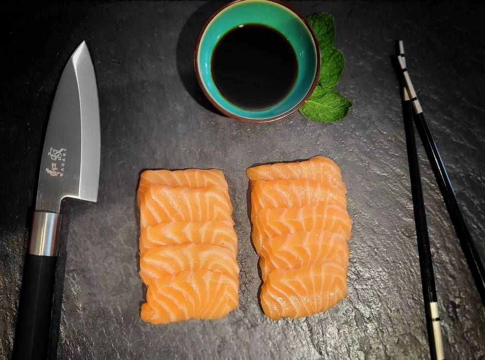 Sashimi saumon