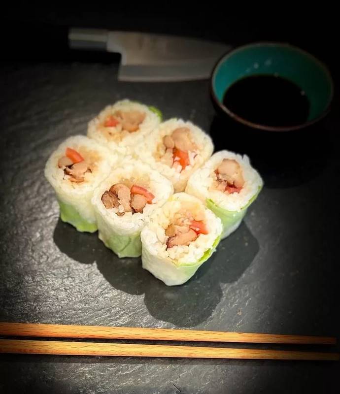 Spring roll poulet frit