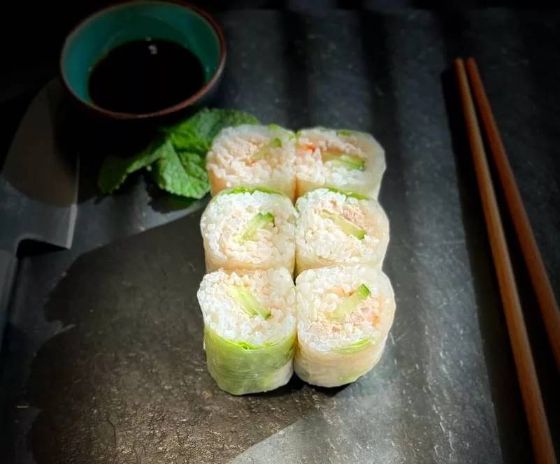 Spring roll cheese avocat