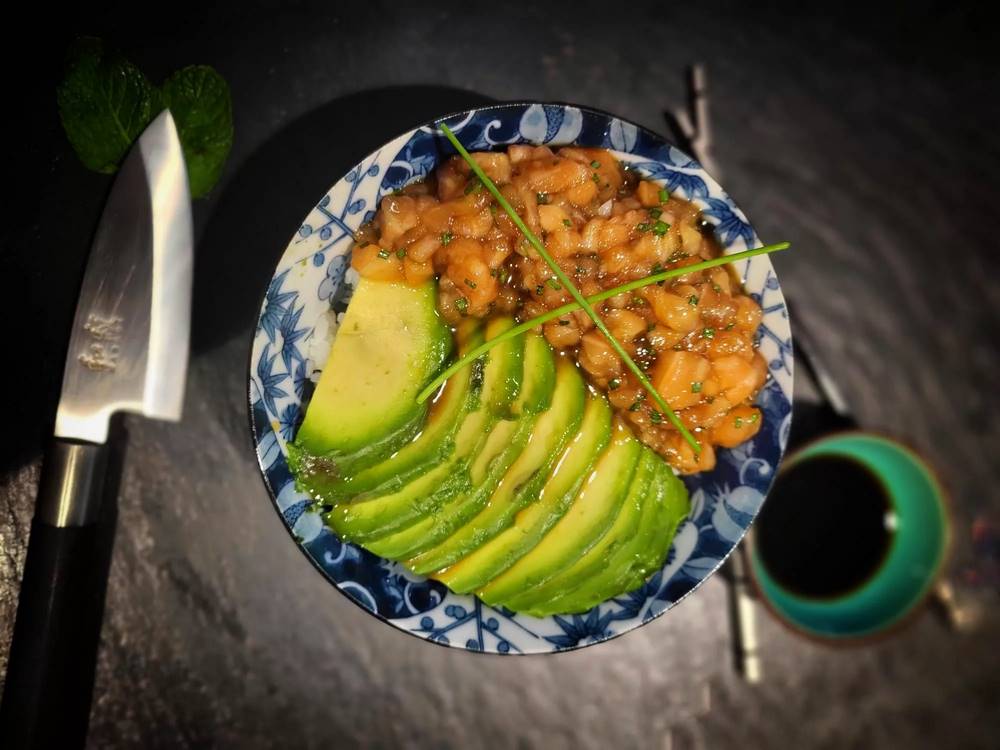 Chirashi Tartare de Saumon, Avocat