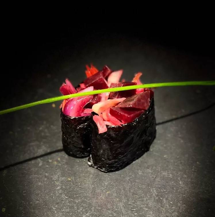 Sushi nigiri vegge